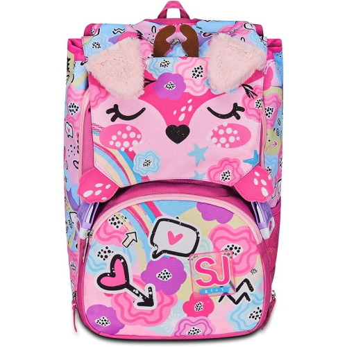 SEVEN 20C202470 ZAINO SEVEN SJ GANG FACCE GIRL, Bambine e ragazze, Rosa, Taglia unica