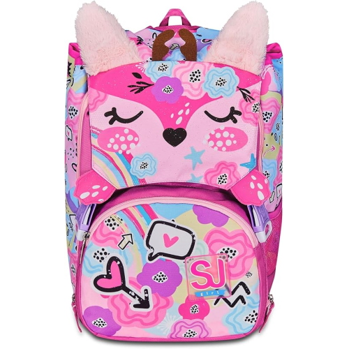 SEVEN 20C202470 ZAINO SEVEN SJ GANG FACCE GIRL, Bambine e ragazze, Rosa, Taglia unica