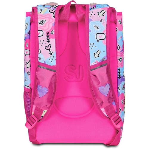 SEVEN 20C202470 ZAINO SEVEN SJ GANG FACCE GIRL, Bambine e ragazze, Rosa, Taglia unica