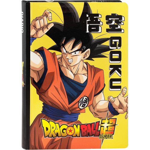 DIARIO DRAGON BALL GIALLO, Diario Scuola Ufficiale Dragon Ball, Diario Scolastico 12 Mesi 75350GI
