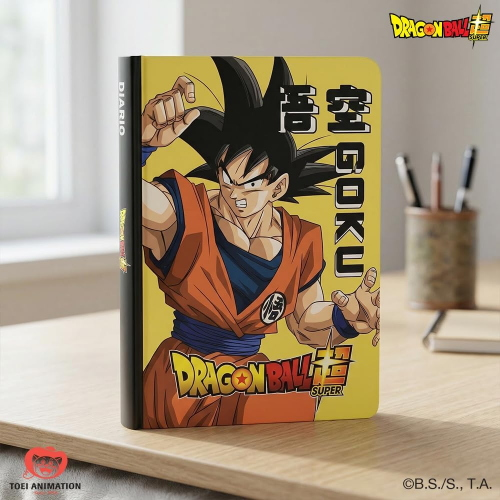 DIARIO DRAGON BALL GIALLO, Diario Scuola Ufficiale Dragon Ball, Diario Scolastico 12 Mesi 75350GI