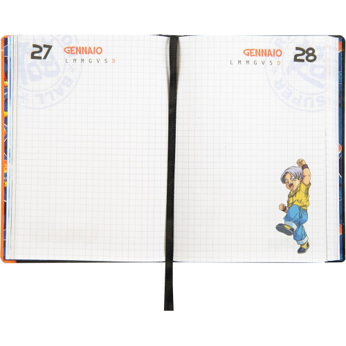 DIARIO DRAGON BALL ARANCIO, Diario Scuola Ufficiale Dragon Ball, Diario Scolastico 12 Mesi 75350AR