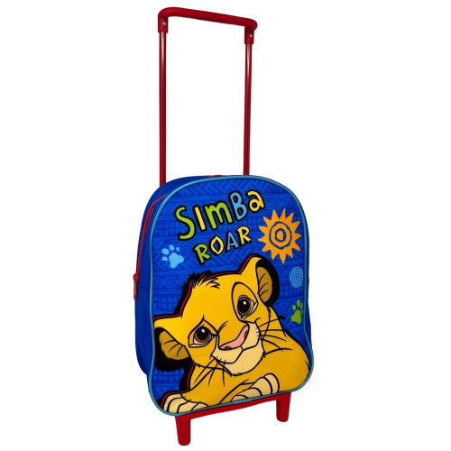 ZAINO TROLLEY SIMBA DISNEY RE LEONE PER SCUOLA MATERNA TEMPO LIBERO
