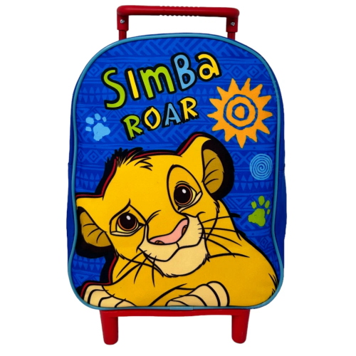 ZAINO TROLLEY SIMBA DISNEY RE LEONE PER SCUOLA MATERNA TEMPO LIBERO