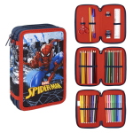 MARVEL SPIDERMAN ASTUCCIO 3 ZIP, completo colori Giotto