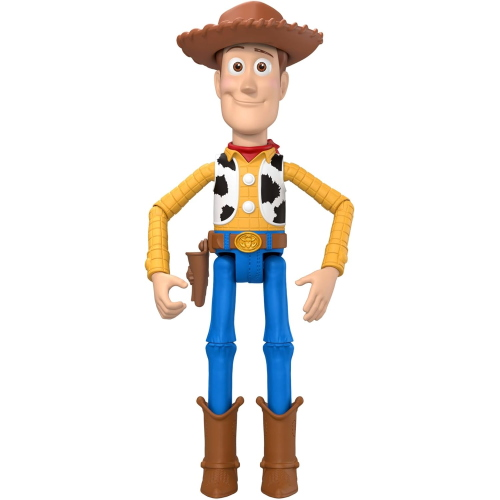 Mattel Disney Pixar Toy Story 5 - Woody, action figure da 23,5cm con 14 punti di articolazione, cappello removibile