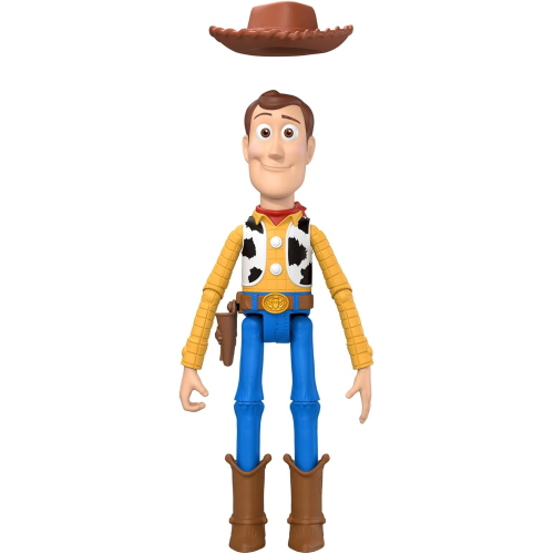 Mattel Disney Pixar Toy Story 5 - Woody, action figure da 23,5cm con 14 punti di articolazione, cappello removibile