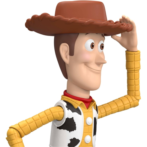 Mattel Disney Pixar Toy Story 5 - Woody, action figure da 23,5cm con 14 punti di articolazione, cappello removibile