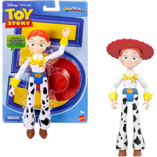 Mattel Disney Pixar Toy Story 5 - Jessie Cowgirl, action figure da 22,5cm con 12 punti di articolazione, cappello removibile 