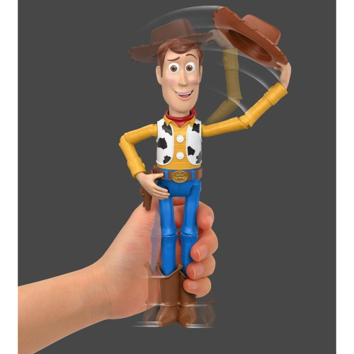 Mattel Disney Pixar Toy Story 5 - Woody "Ciao, amico!", action figure da 30cm con 14 articolazioni mobili, funzione speciale