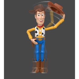 Mattel Disney Pixar Toy Story 5 - Woody "Ciao, amico!", action figure da 30cm con 14 articolazioni mobili, funzione speciale
