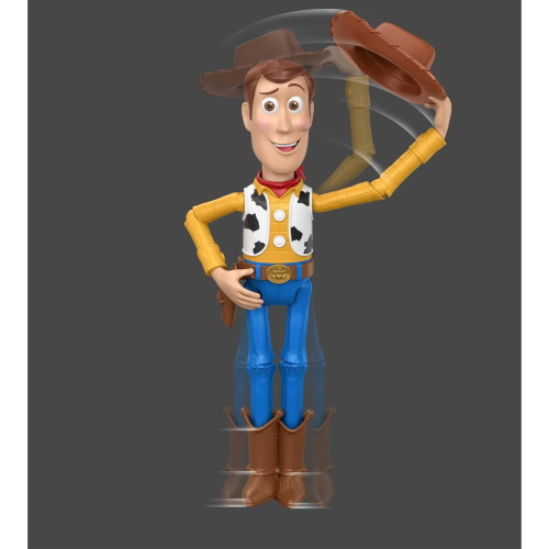 Mattel Disney Pixar Toy Story 5 - Woody "Ciao, amico!", action figure da 30cm con 14 articolazioni mobili, funzione speciale