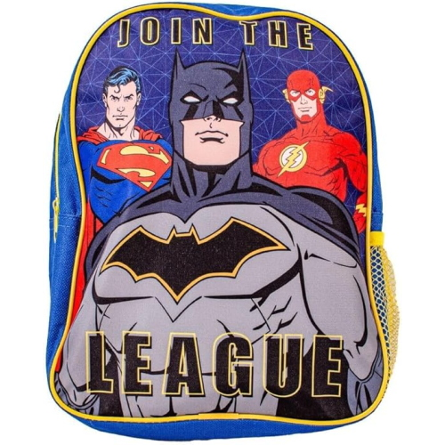 JUSTICE LEAGUE ZAINO ASILO, per bambini per bambini e bambine, per scuola e viaggio