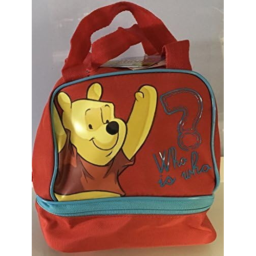 DISNEY WINNIE THE POOH CESTINO ASILO. 2 cerniere colore rosso