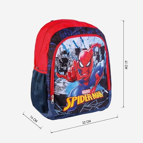 MARVEL ZAINO AMERICANO SPIDER-MAN, 41X32X14 CM.