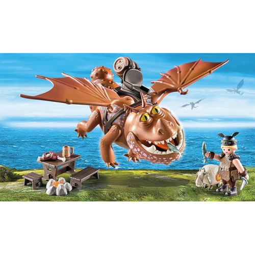 Playmobil 9460 Giocattoli - Frusta di osso di pesce e carne per bambini, unisex