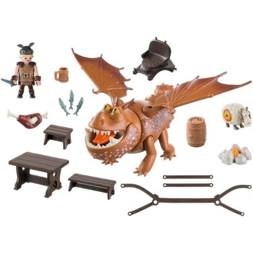 Playmobil 9460 Giocattoli - Frusta di osso di pesce e carne per bambini, unisex