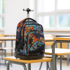 beSMART - ZAINO TROLLEY PREMIUM MONSTER CAR ART.271003