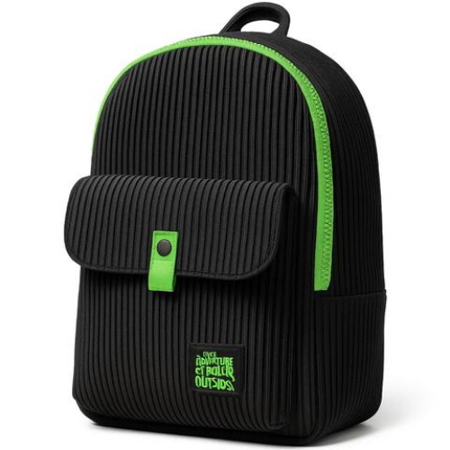 beSMART - ZAINO DOPPIO SCOMPARTO FUSION NERO-VERDE ART.271037