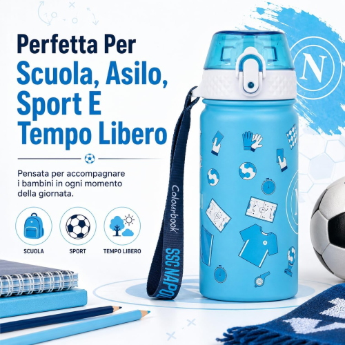 COLOURBOOK SSCN26014 BORRACCIA 400ML SSC NAPOLI 