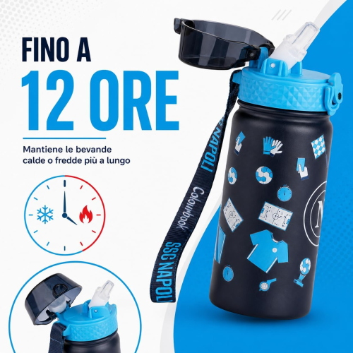 COLOURBOOK SSCN26014 BORRACCIA 400ML SSC NAPOLI - BLU