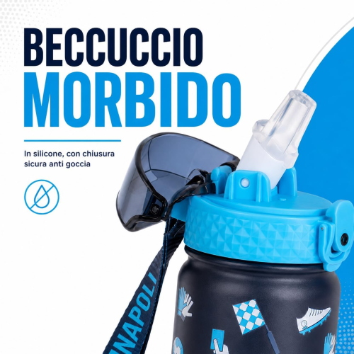 COLOURBOOK SSCN26014 BORRACCIA 400ML SSC NAPOLI - BLU