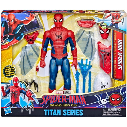 HASBRO G2450 SPIDERMAN BRAND NEW DAY TITAN PERSONAGGIO 30 CM. - 4 ANNI+
