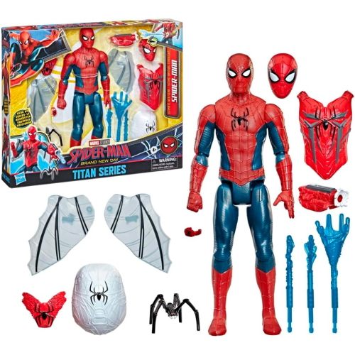 HASBRO G2450 SPIDERMAN BRAND NEW DAY TITAN PERSONAGGIO 30 CM. - 4 ANNI+