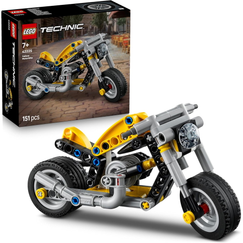 LEGO 42225 TECHNIC YELLOW MOTORBIKE