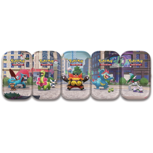 POKEMON CARTE Mini Tin da Collezione Luminopoli 2026 (Prodotto assortito)