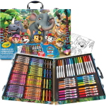 CRAYOLA 04-1184 Valigetta di Colori Paw Patrol,Ideale per disegnare e colorare, 128 pezzi, pennarelli, pastelli a cera e matite colorate