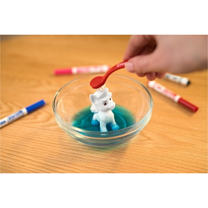 CRAYOLA 74-0291 WASHIMALS Paw Patrol, Set Attività con 5 Cuccioli, 8 Pennarelli Lavabili, Vasca, Spazzolina, per Bambini 3 Anni +