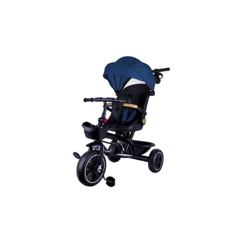 TRICICLO STAR CON MANICO E CAPPOTTA - BLU