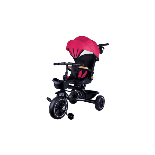 TRICICLO STAR CON MANICO E CAPPOTTA - FUCSIA