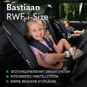 SEDIA AUTO per bambini Lionelo Bastiaan RWF i-Size 0-36 kg ISOFIX 360°...