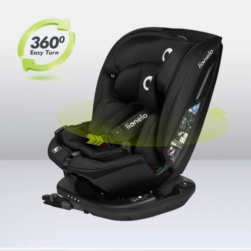 SEDIA AUTO per bambini Lionelo Bastiaan RWF i-Size 0-36 kg ISOFIX 360°...