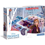 CLEMENTONI 16187 SAPIENTINO Tappeto Gigante Interattivo Disney Frozen, puzzle bambini, gioco educativo PARLANTE - 3 ANNI +