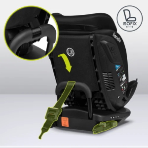 SEDIA AUTO per bambini Lionelo Bastiaan RWF i-Size 0-36 kg ISOFIX 360°...
