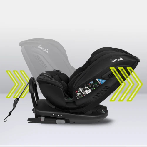 SEDIA AUTO per bambini Lionelo Bastiaan RWF i-Size 0-36 kg ISOFIX 360°...