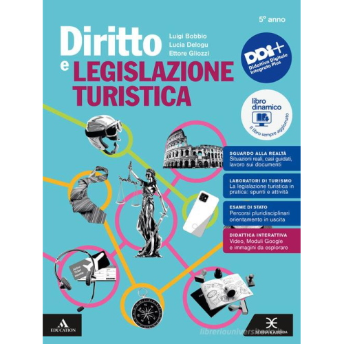 DIRITTO E LEGISLAZIONE TURISTICA - per il 5° anno - BOBBIO