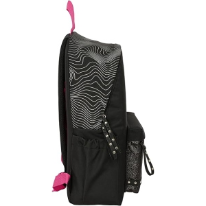K-POP DEMON HUNTERS ORIGINAL - ZAINO TEMPO LIBERO NERO, comodo e versatile, resistenza, 31 x 13 x 43 cm