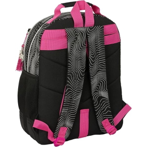 K-POP DEMON HUNTERS ORIGINAL - ZAINO ESTENSIBILE ENERGY NERO, comodo e versatile, resistenza, 28,5 x 15 x 41 cm