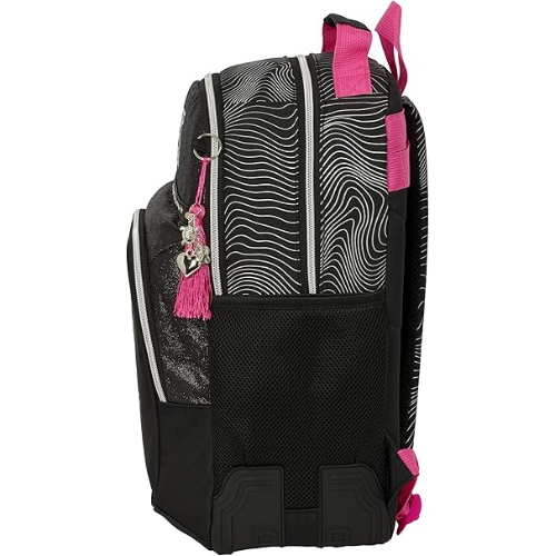 K-POP DEMON HUNTERS ORIGINAL - ZAINO ESTENSIBILE ENERGY NERO, comodo e versatile, resistenza, 28,5 x 15 x 41 cm