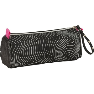 K-POP DEMON HUNTERS ORIGINAL - ENERGY - Astuccio NERO con cerniera e scomparto per bambini, 21 x 7 x 8 cm