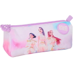 K-POP DEMON HUNTERS ORIGINAL - Astuccio ROSA con cerniera e scomparto per bambini, 21 x 7 x 8 cm
