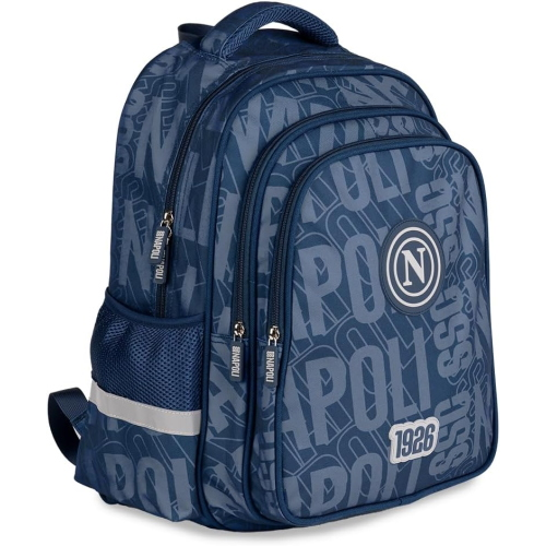 COLOURBOOK SSCN26002 ZAINO SCUOLA SSC NAPOLI DARK BLUE - Pallone Omaggio