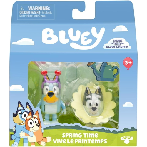 ROCCO GIOCATTOLI 18913  BLUEY SET 2 PERSONAGGI BLUEY E MUFFIN