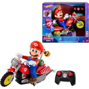 MATTEL JML15 HOT WHEELS MARIO GALAXY MOVIE MARIO CON MOTOCROSS