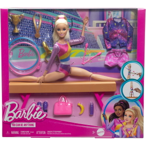 BARBIE Ginnastica Artistica Playset con Bambola e Accessori | HRG52 