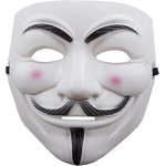 FUNNY 61782 Maschera di Anonymous, dal film V per Vendetta, in plastica